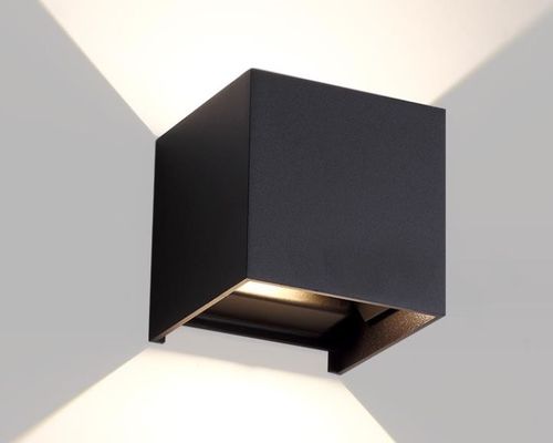 Lâmpadas de parede de jardim modernas Ip65, lâmpadas de parede de exterior resistentes às intempéries