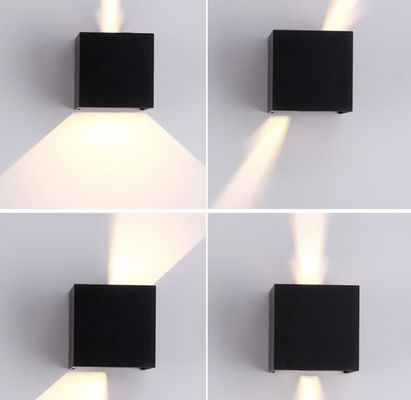 Lâmpadas de parede de jardim modernas Ip65, lâmpadas de parede de exterior resistentes às intempéries