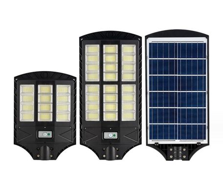 100w Iluminação de rua exterior, LED Sensor de movimento solar Luz Ip65 resistente à água