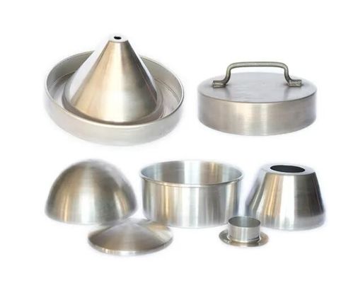 Lâmpadas LED de aço inoxidável Acessórios Desenho profundo Custom Metal Spinning OEM